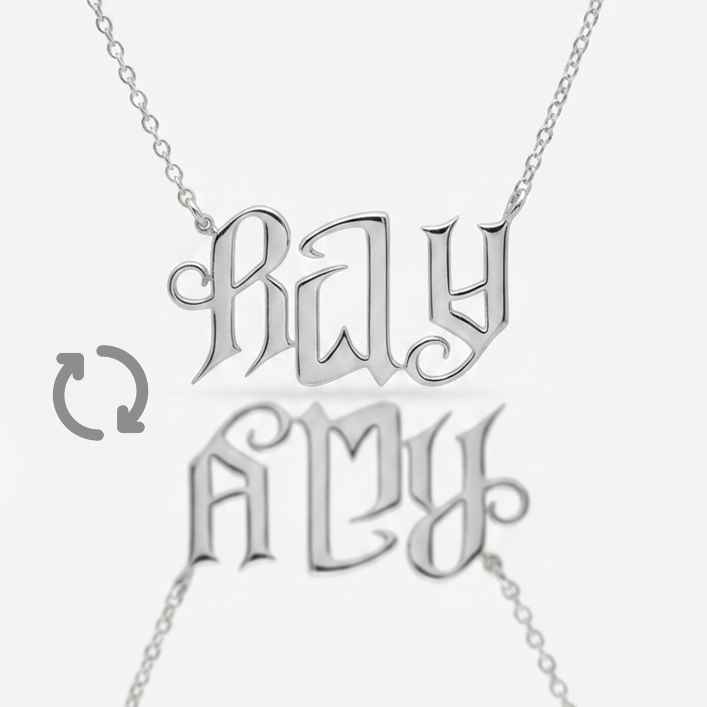 Two Names Combined - Custom Designed Necklace