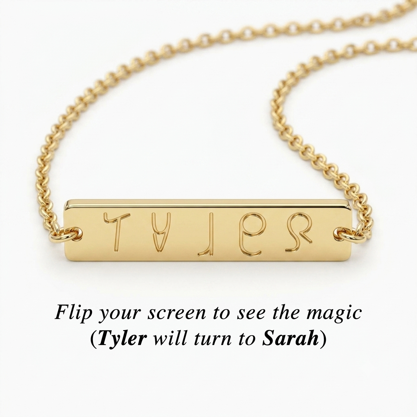 Two Names Combined - Custom Designed Necklace
