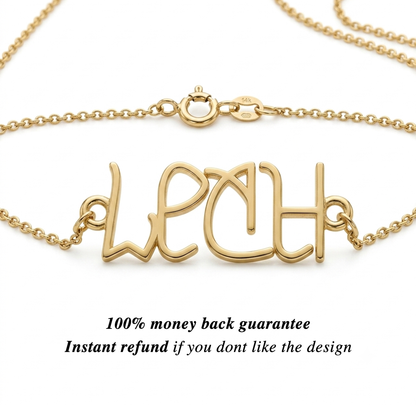 Two Names Combined - Custom Designed Necklace